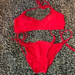 ROYAL RED SWIM SET